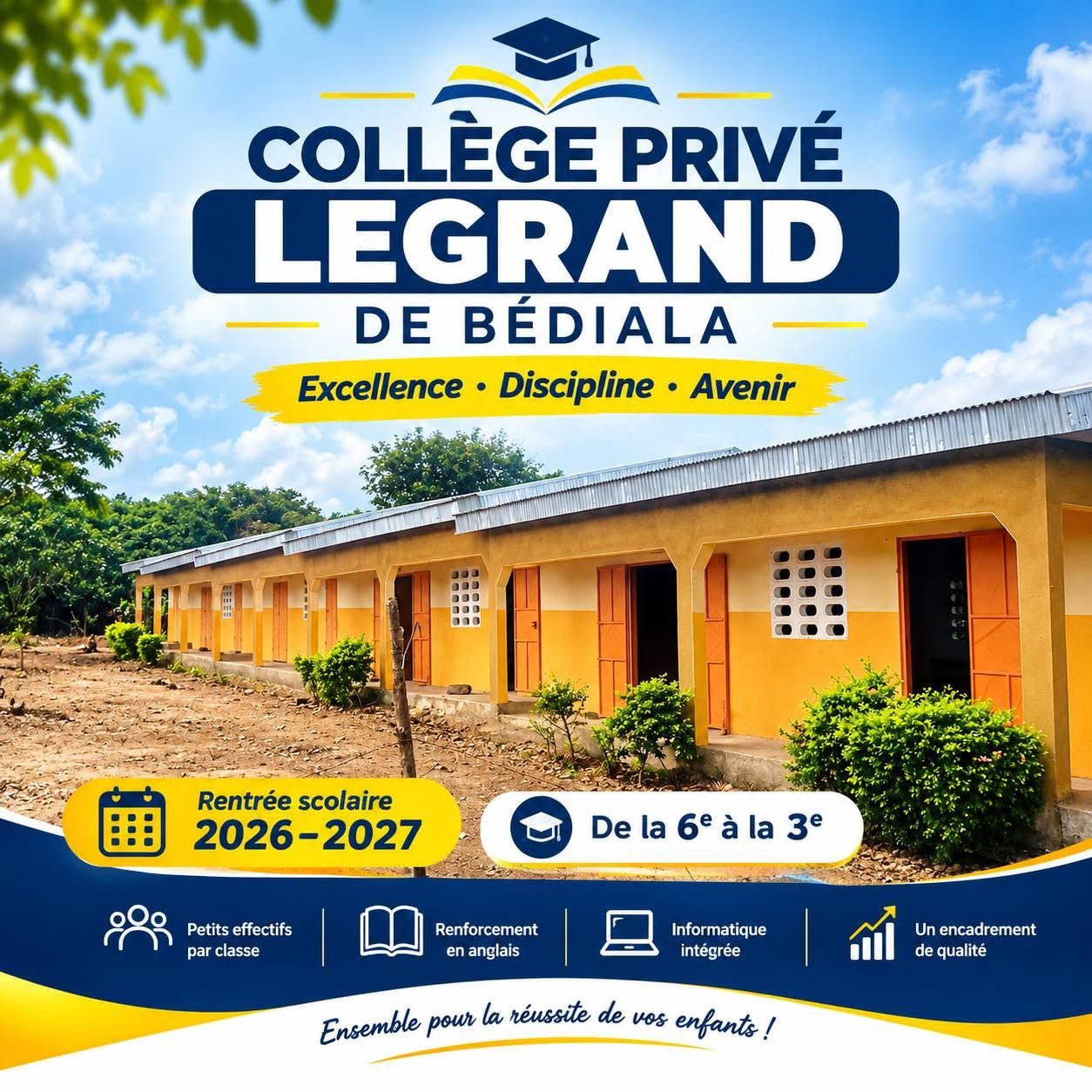 Logo Collège Privé Legrand de Bédiala