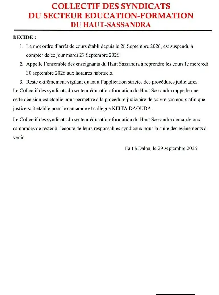 daloa360-syndicats-enseignants-suspension-greve-haut-sassandra-septembre-2026-2.webp