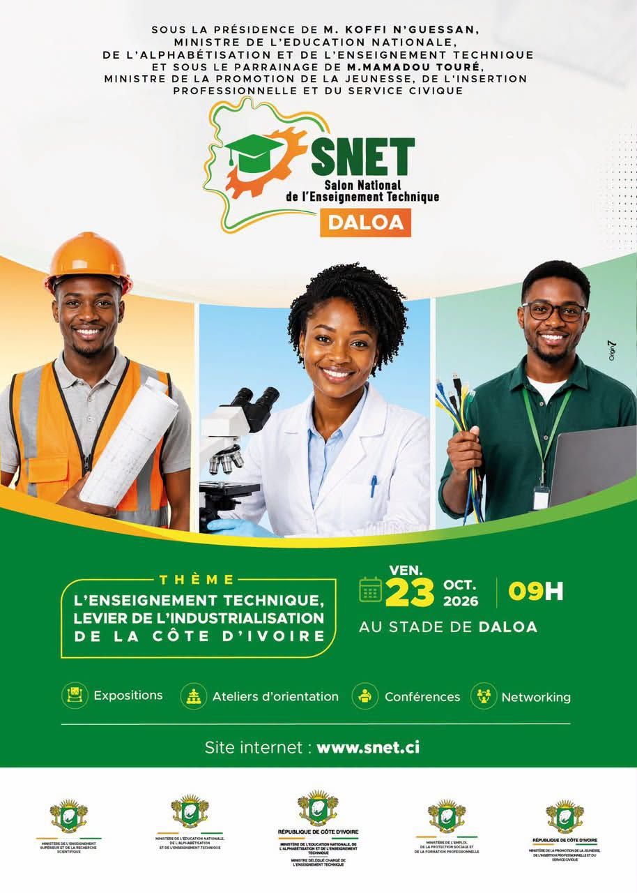 Salon national de l’enseignement technique (SNET) à Daloa